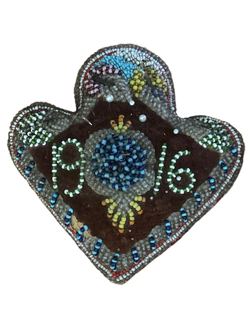 Antique Beaded Pincushion OS